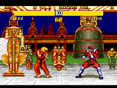 street fighter 2 bison's stage on snes